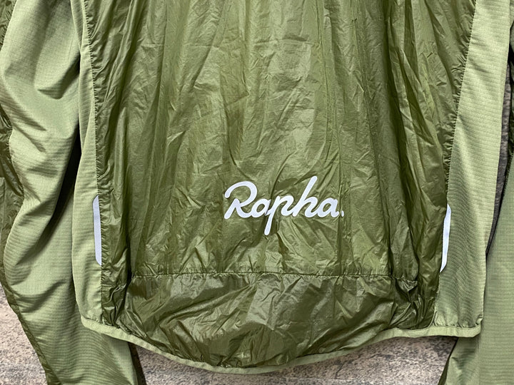 JZ594 ラファ Rapha BREVET INSULATED JACKET 長袖 サイクルジャケット グリーン M 裏起毛