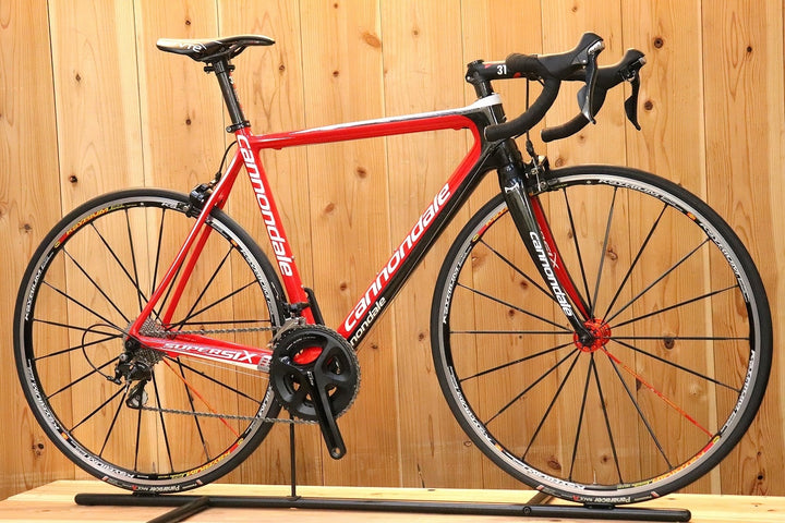 キャノンデール CANNONDALE スーパーシックス SUPERSIX HI-MOD 2010年モデル 54サイズ シマノ 105 5800 11S カーボン ロードバイク 【芦屋店】