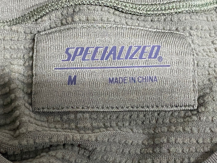 JV703 スペシャライズド SPECIALIZED TRAIL POWERGRID JERSEY LS MEN 長袖 サイクルジャージ カーキ M