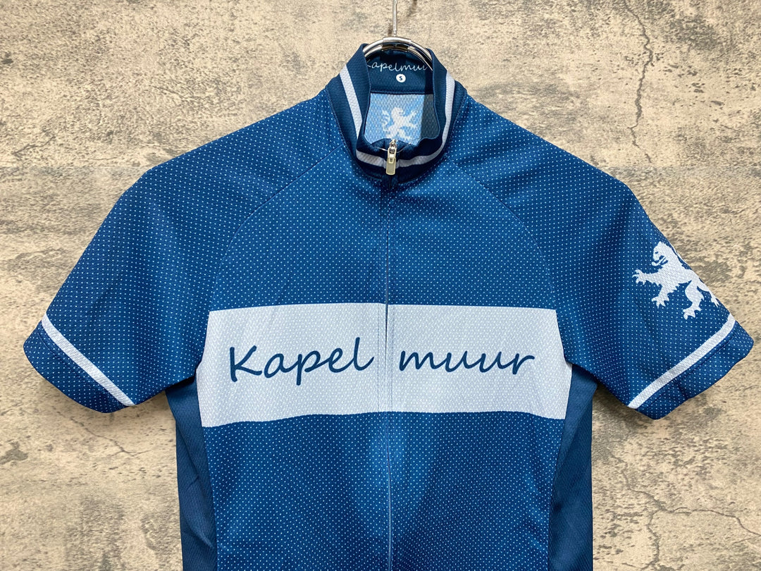 KA043 カペルミュール KAPELMUUR 半袖 サイクルジャージ ネイビー グレー レディース S
