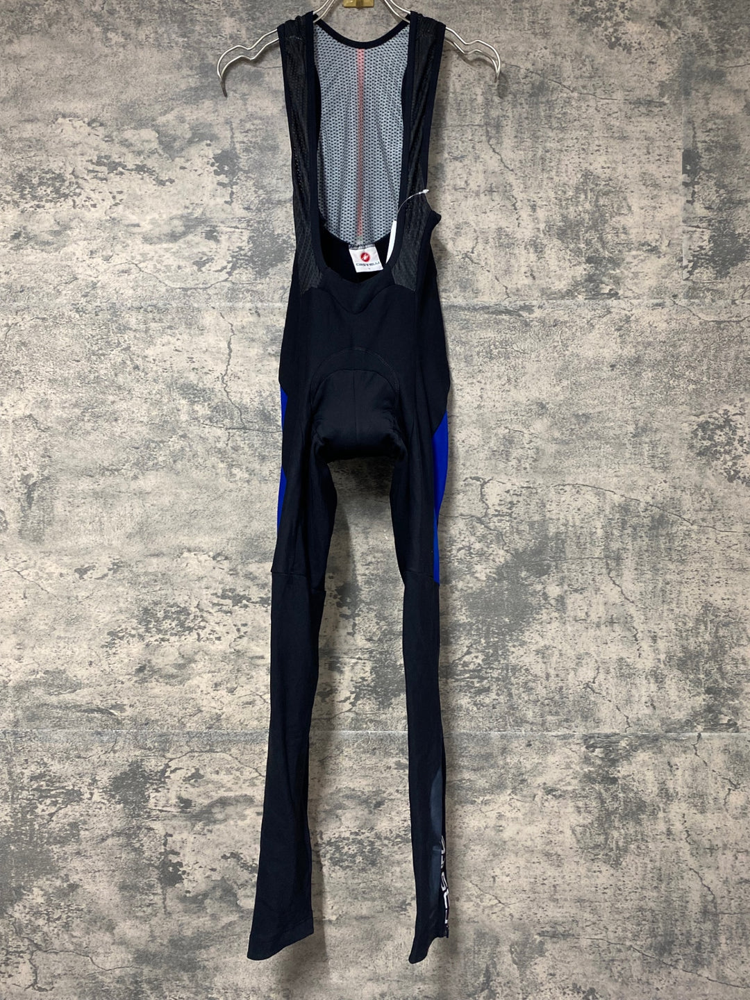 KI524 カステリ CASTELLI ビブタイツ 黒 S 裏起毛 ※ほつれあり
