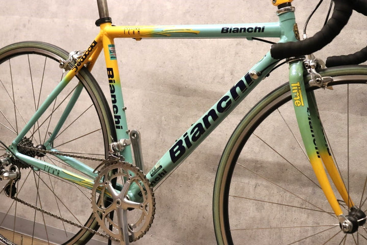 ビアンキ Bianchi メガプロ MEGA PRO XL 85ème TOUR DE FRANCE Limited Edition 1999 53サイズ カンパニョーロ レコード 10S アルミ ロードバイク 【さいたま浦和店】