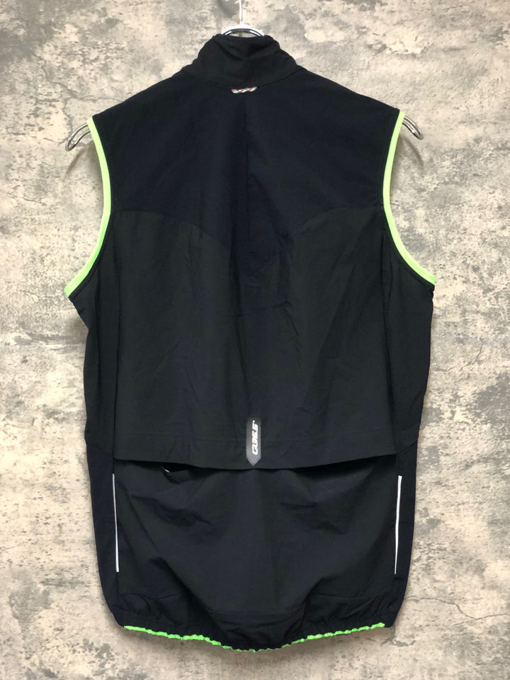 KP570 Q36.5 ジレ サイクルベスト 黒 M 裏起毛