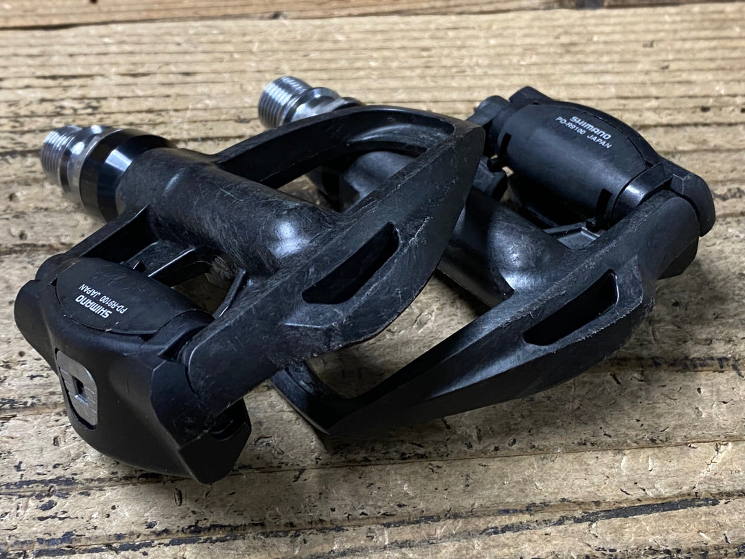 KH159 シマノ SHIMANO デュラエース DURA-ACE PD-R9100 ビンディングペダル SPD-SL ＋4mm