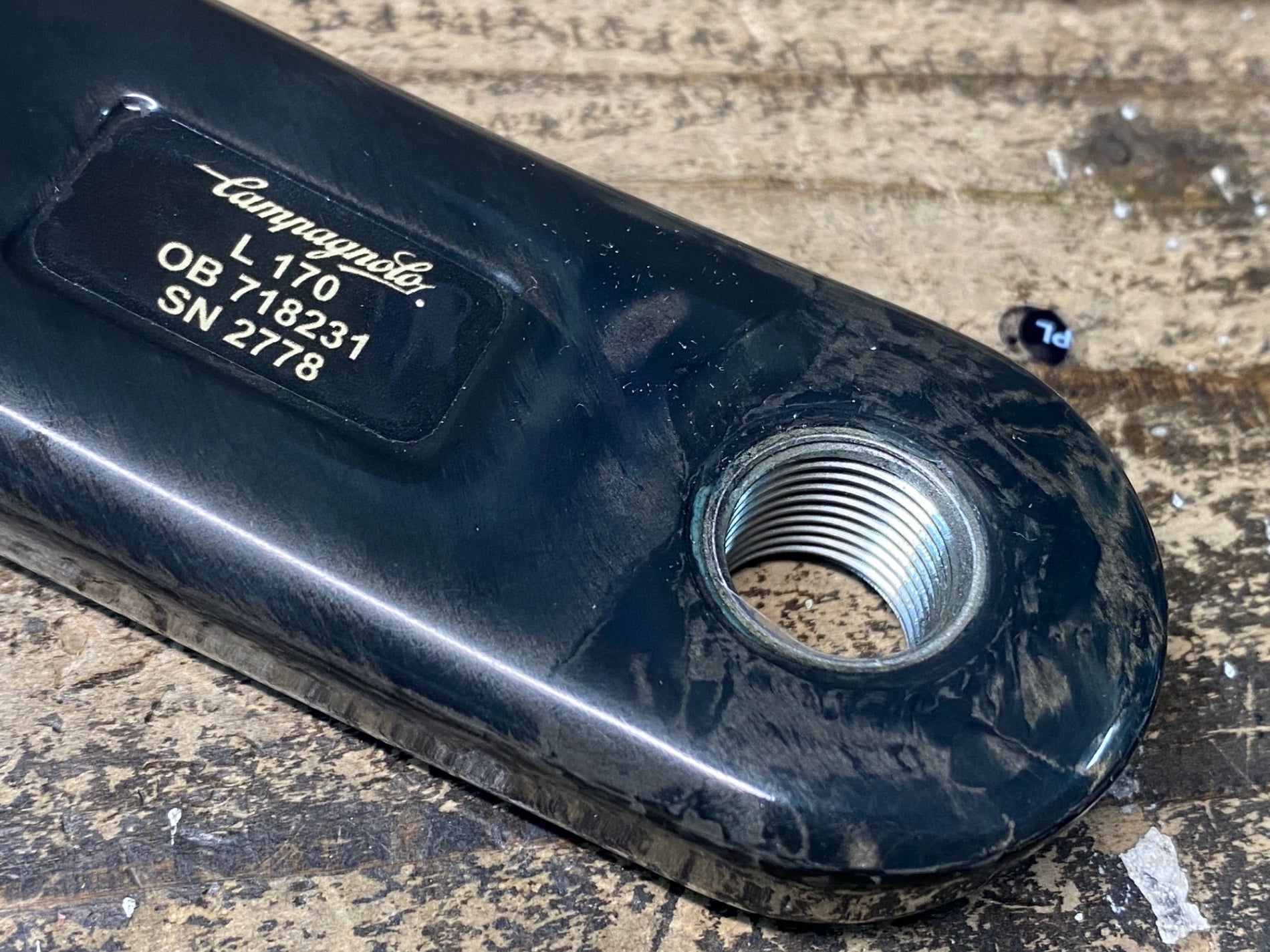 JP097 カンパニョーロ CAMPAGNOLO RECORD CT クランクセット 2x10s 50