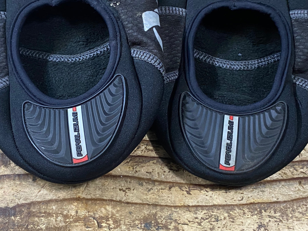 KG612 パールイズミ PEARL iZUMi トゥーカバー 裏起毛 黒 L ※擦れ,小穴