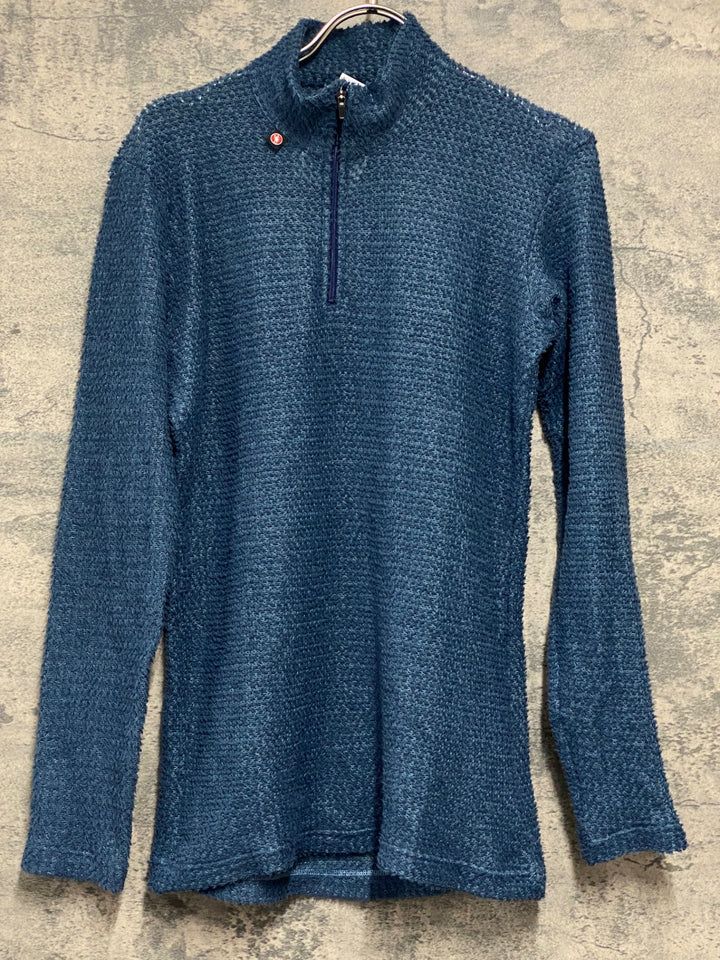 JZ098 カステリ CASTELLI COLD DAYS 2ND LAYER 長袖 ミドルレイヤー 青 XS