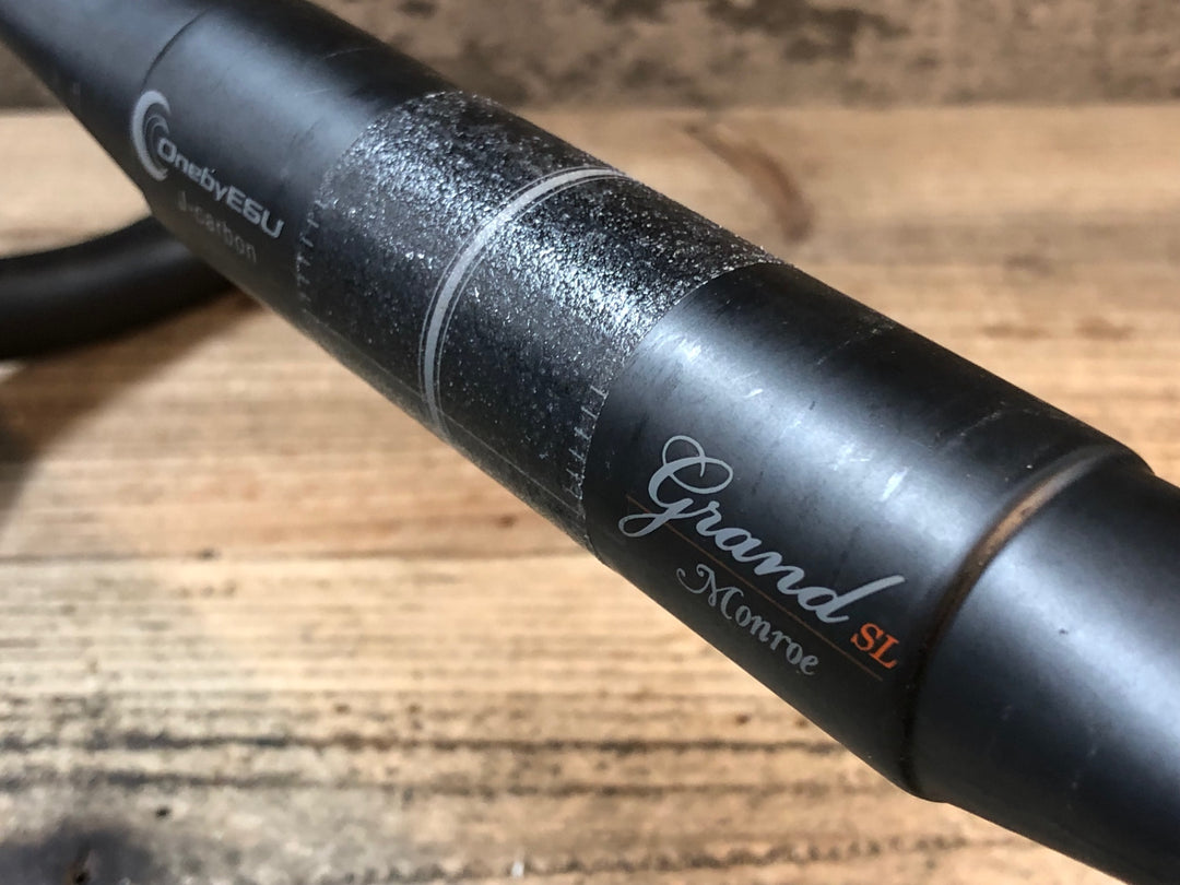 JT550 ワンバイエス ONE BY ESU J-CARBON GRAND MONROE SL ドロップハンドル カーボン Φ31.8mm ブラケットC-C400mm