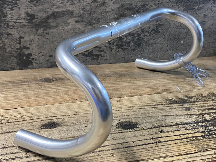 KJ377 日東 NITTO M151F アルミドロップハンドル シルバー 400mm Φ26.0