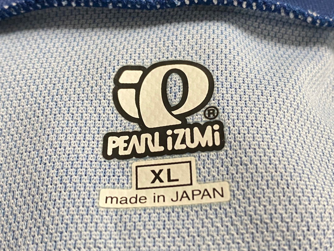 KB081 パールイズミ PEARL iZUMi 半袖 サイクルジャージ 白 紺 XL PINARELLO