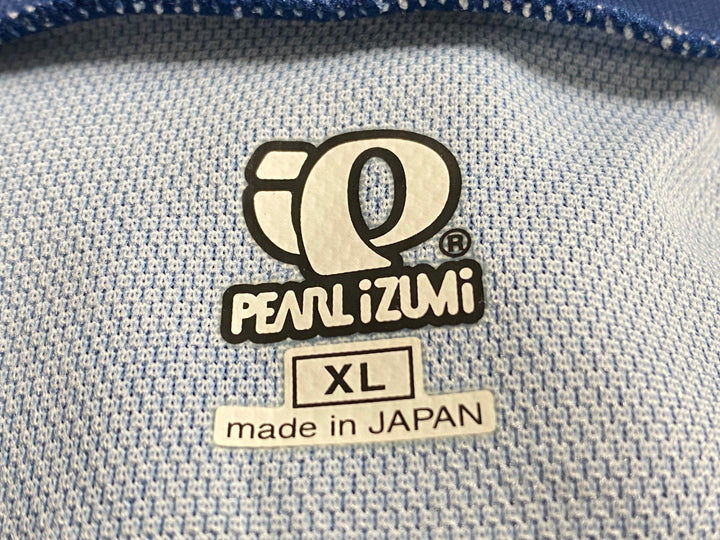 KB081 パールイズミ PEARL iZUMi 半袖 サイクルジャージ 白 紺 XL PINARELLO