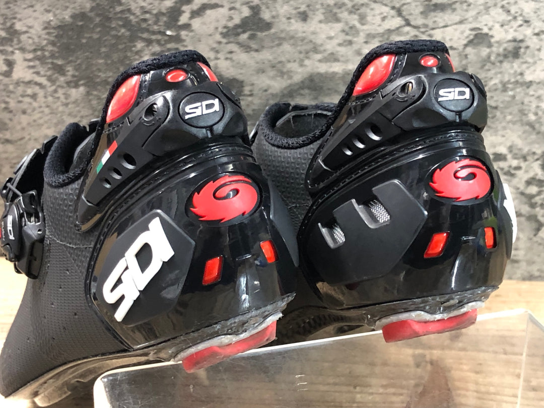 JU977 シディ SIDI WIRE 2 CARBON ビンディングシューズ 3穴 黒 EU43
