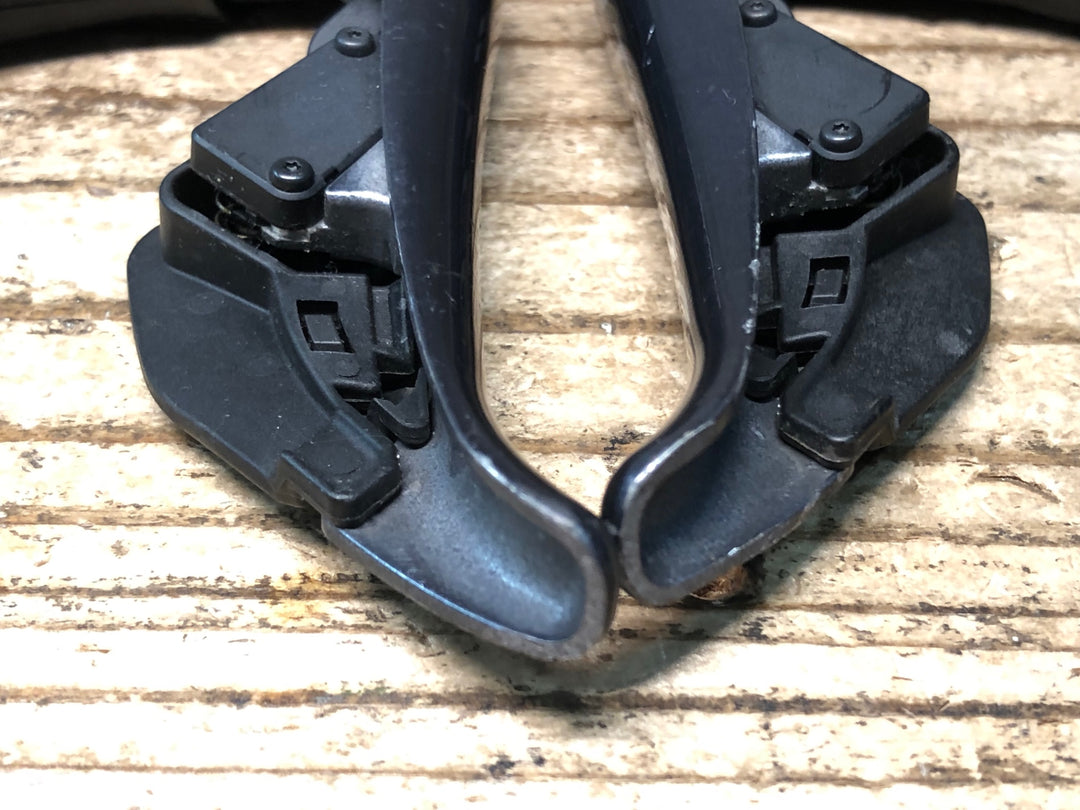 JM755 シマノ SHIMANO ULTEGRA ST-R8050 STIレバー Di2 動作確認済 ※ガリ傷,フード劣化ベタツキ強,レバー欠損の為ジャンク