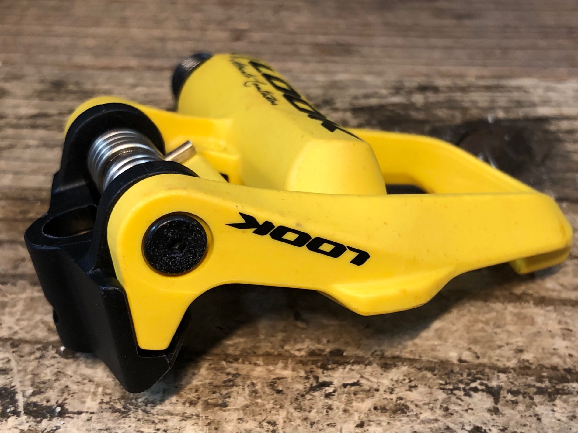 JS924 ルック LOOK KEO 2 MAX ビンディングペダル 黄 Alberto Contador