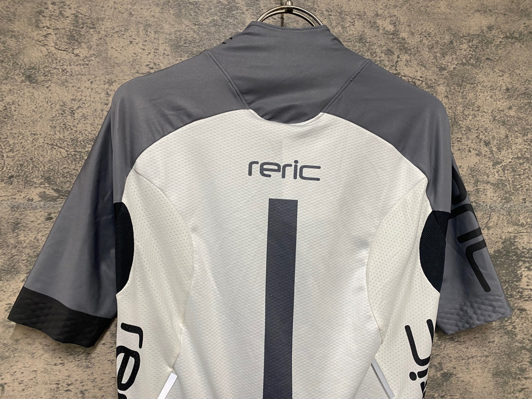 KM225 レリック reric MERAK 半袖 サイクルジャージ 黒グレー M