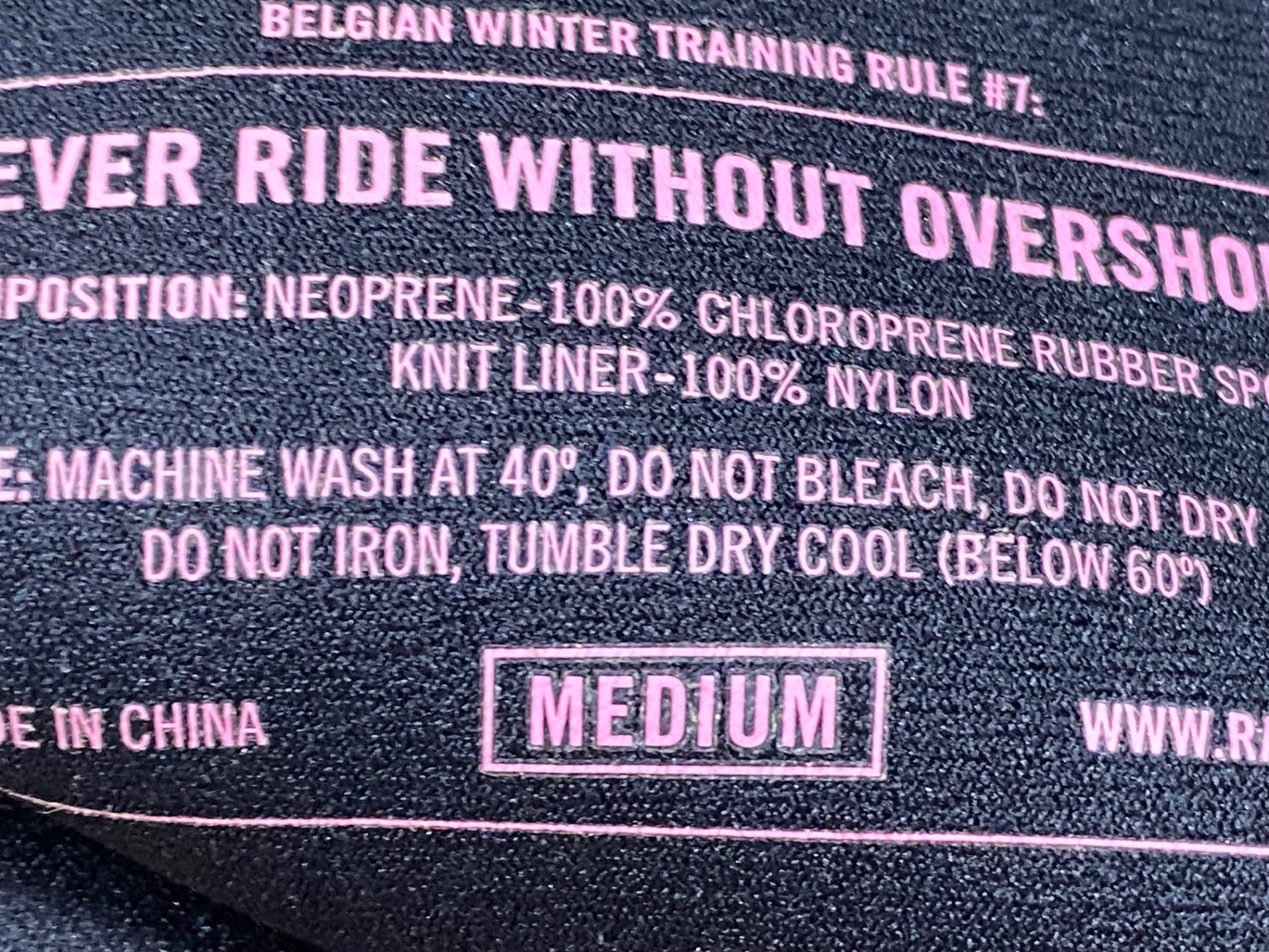 JZ548 ラファ Rapha NEVER RIDE WITHOUT OVERSHOES シューズウォーマー