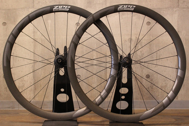 ジップ ZIPP 303 FIRECREST DISC カーボン チューブレス フックレス シマノ 11/12S ワイドリム 25C ホイールセット【名古屋店】