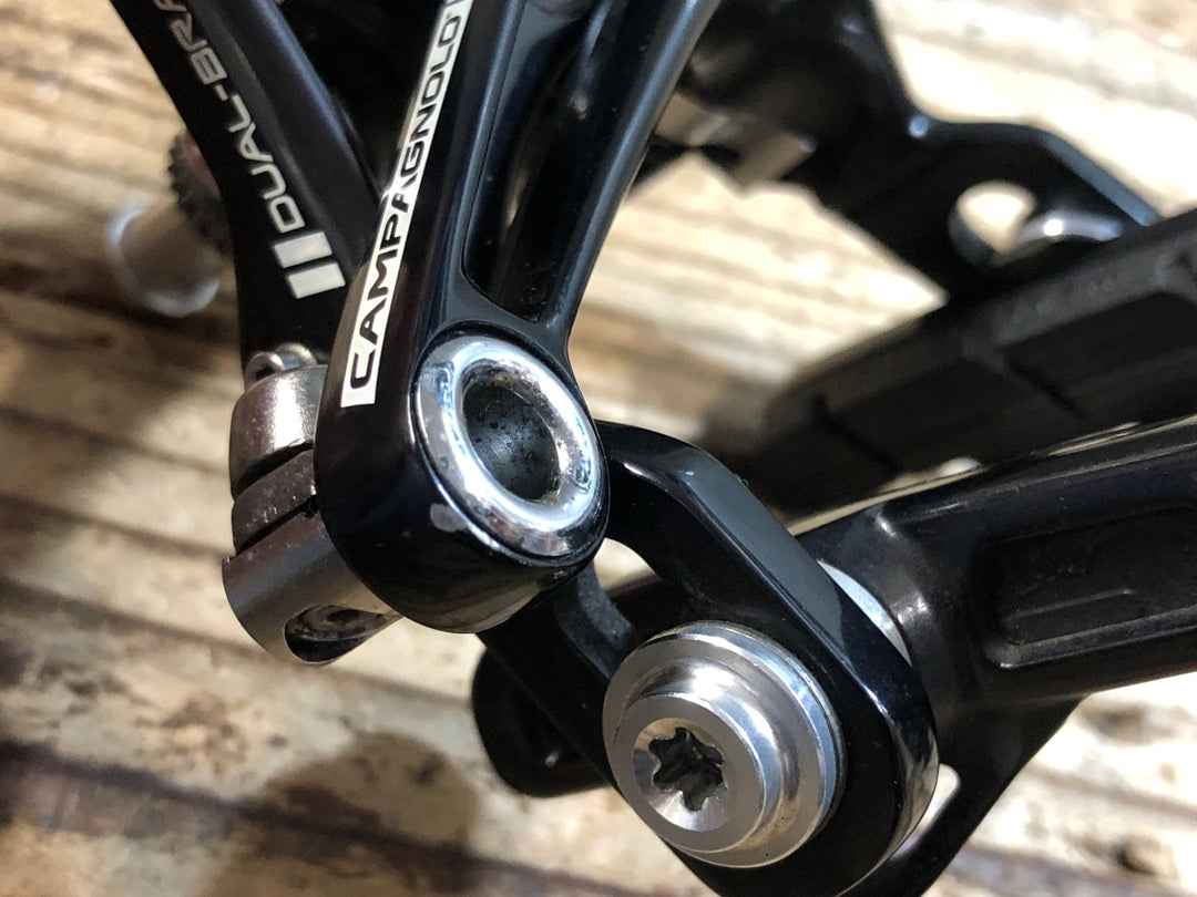 KI929 カンパニョーロ CAMPAGNOLO レコード RECORD BR11-RE ブレーキキャリパー 前後セット 黒