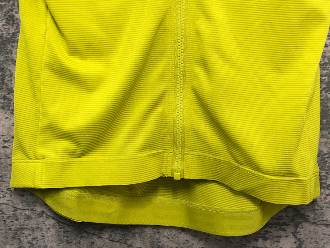 KL638 ラファ Rapha BREVET 半袖 サイクルジャージ 黄 XS