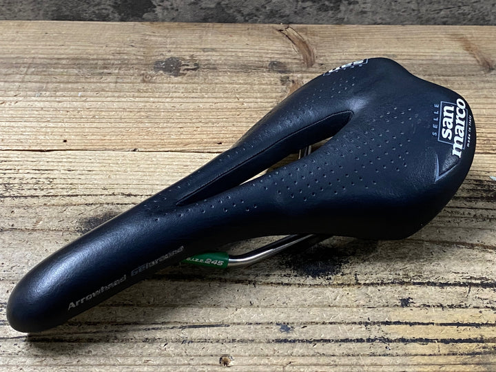 KQ625 セラサンマルコ selle san marco Caymano サドル 黒 TITANOX