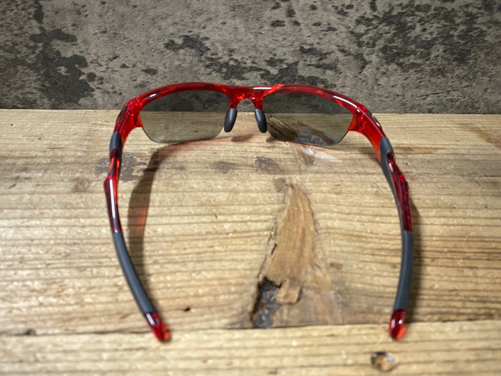 KB087 オークリー OAKLEY HALFJACKET 2.0 サングラス アイウェア クリアレッド POLARIZED