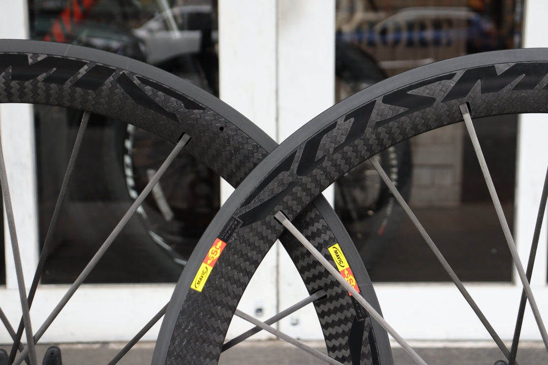マヴィック MAVIC COSMIC CARBON SLR EXALITH アルミ カーボン クリンチャー ホイールセット シマノ 11/12S ナローリム 13C 【横浜店】