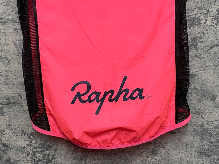 KF563 ラファ Rapha BREVET GILET サイクルベスト ジレ ピンク S リフレクト部擦れ