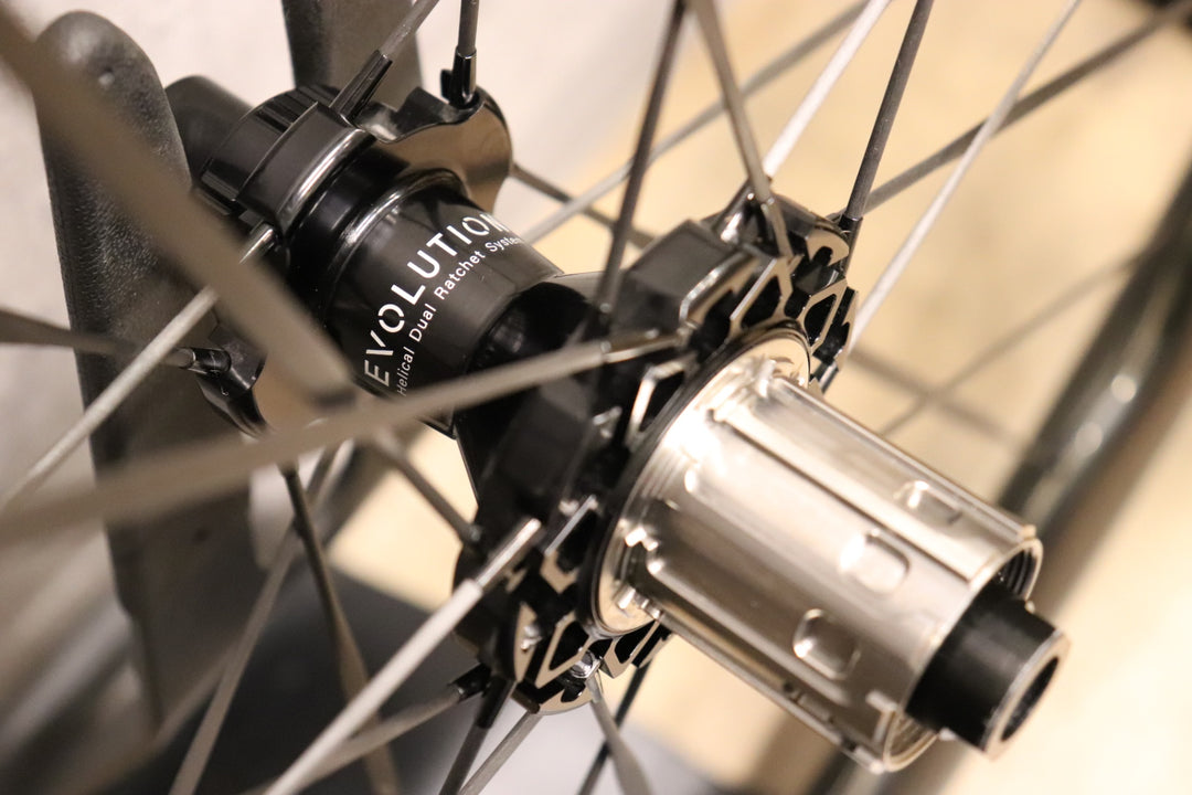 エリートホイールズ ELITEWHEELS ドライブ DRIVE HELIX 46D CS カーボン チューブレスレディ シマノフリー ホイールセット 【さいたま浦和店】