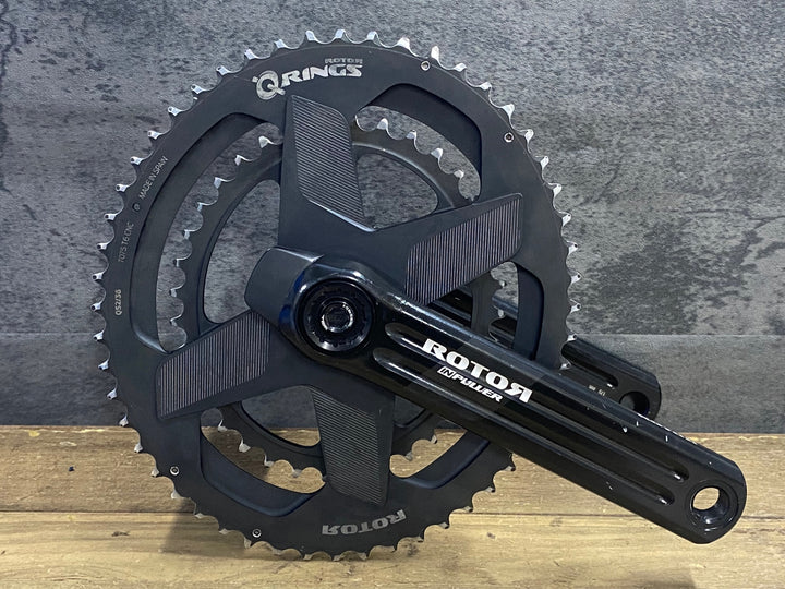 JT718 ローター ROTOR IN POWER Q-RINGS パワーメーター クランクセット 170mm 52/36T ※接続不可のためジャンク