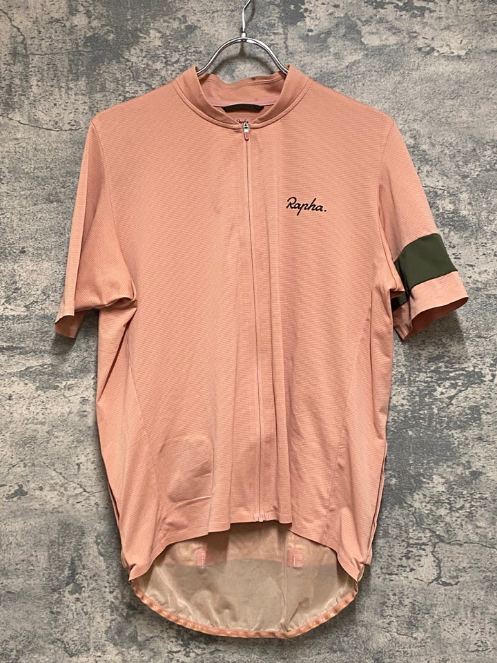 KP817 ラファ RAPHA CLASSIC FLYWEIGHT JERSEY 半袖 サイクルジャージ ピンク XL