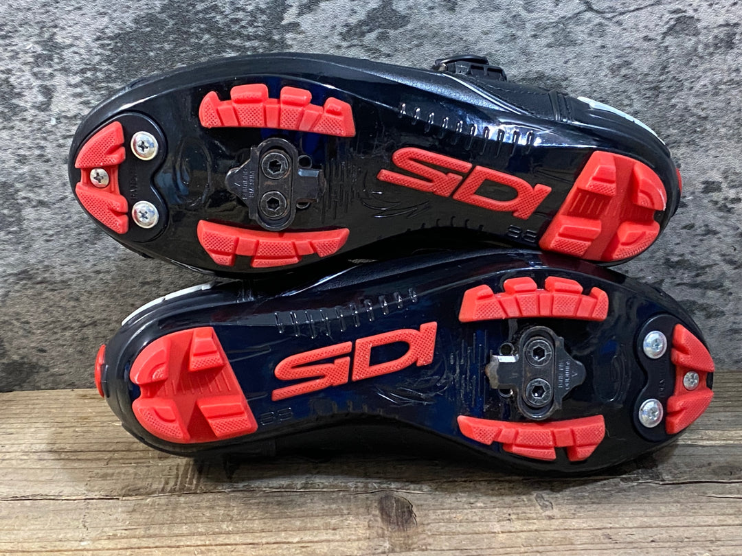 KG378 シディ SIDI TRACE MTB ビンディングシューズ 黒 SPD EU38W