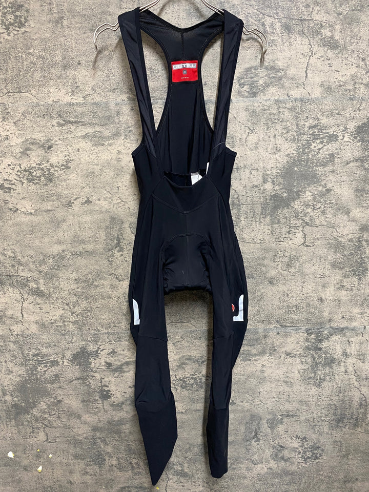 KB683 カステリ CASTELLI ビブタイツ 黒 M 裏起毛 ※擦れ