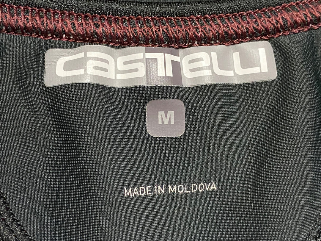JQ911 カステリ CASTELLI ROSSO CORSA ALPHA RoS 2 JACKET 長袖 サイクルジャケット 赤 M 裏起毛