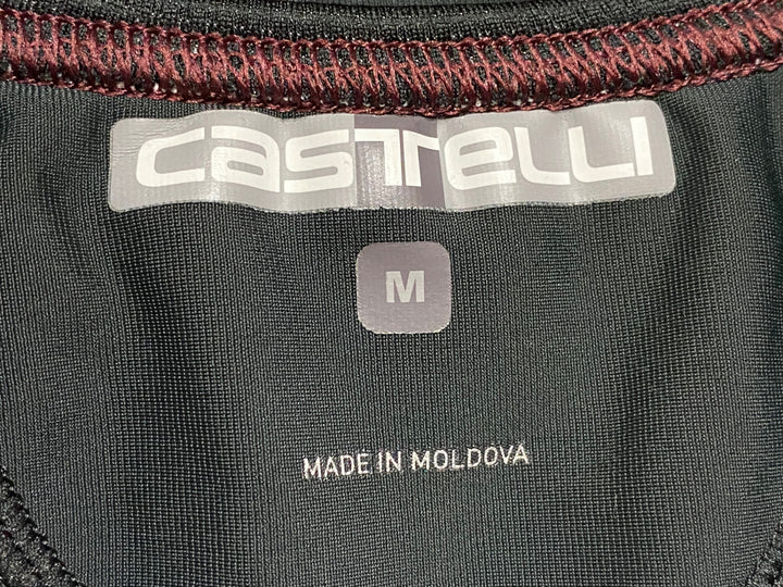 JQ911 カステリ CASTELLI ROSSO CORSA ALPHA RoS 2 JACKET 長袖 サイクルジャケット 赤 M 裏起毛