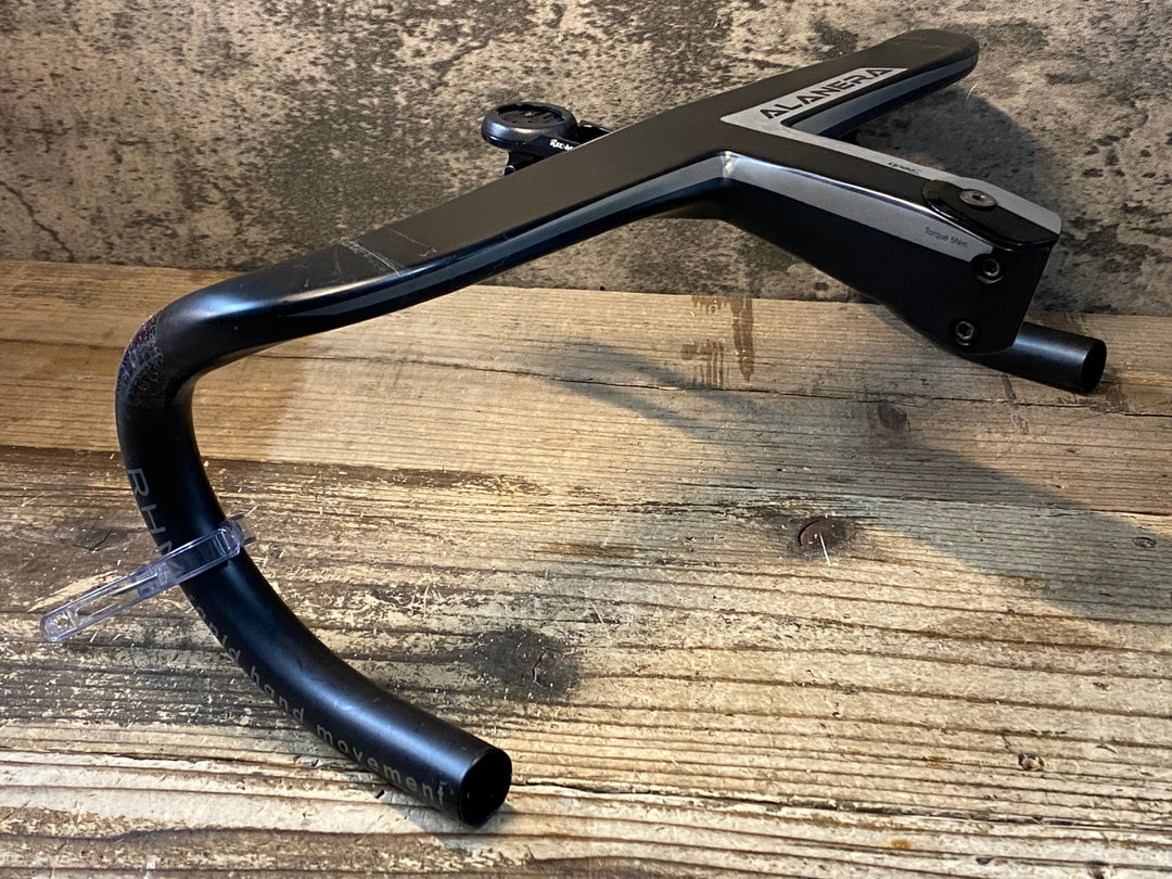 JO918 デダ DEDA アラネラ ALANERA 一体型カーボンハンドル エンド外-外420mm 100mm 82° OS  GARMIN用サイコンマウント付属