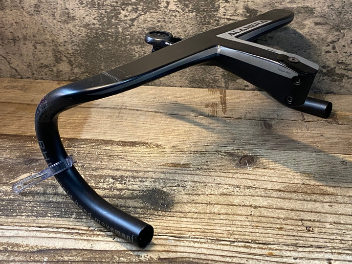 JO918 デダ DEDA アラネラ ALANERA 一体型カーボンハンドル エンド外-外420mm 100mm 82° OS  GARMIN用サイコンマウント付属