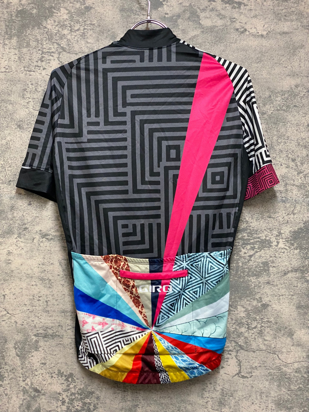 JQ516 ジロ GIRO 半袖サイクルジャージ 黒 S