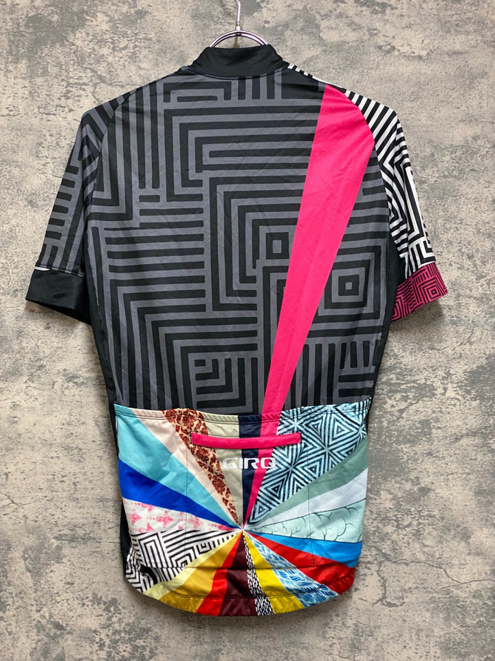 JQ516 ジロ GIRO 半袖サイクルジャージ 黒 S