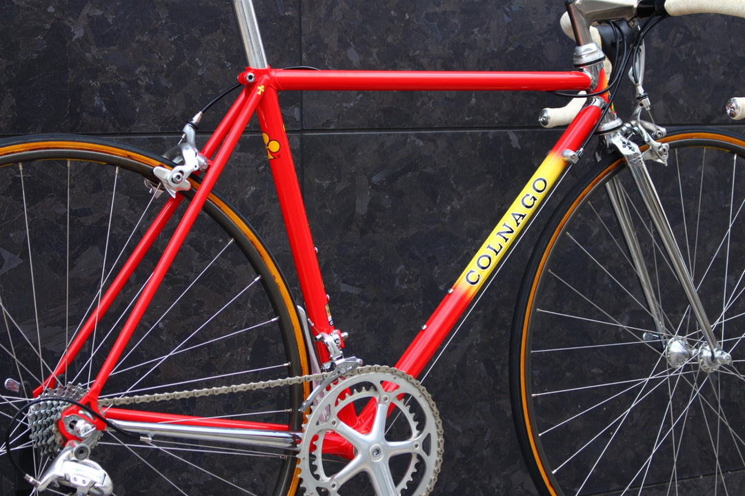 コルナゴ COLNAGO スパイラルコニック SPIRAL CONIC SLX 1990頃 カンパニョーロ レコード チタニウム 8S クロモリ ロードバイク 【福岡店】