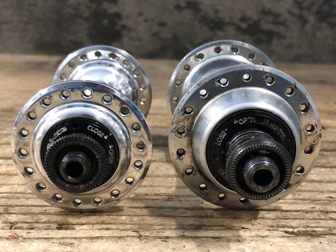 KP035 シマノ SHIMANO デュラエース DURA-ACE HB-7400 FH-7400 ハブ前後セット