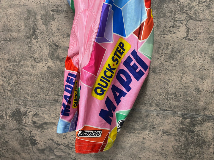 JV538 サンティーニ Santini ビブショーツ ピンク S QUICK STEP