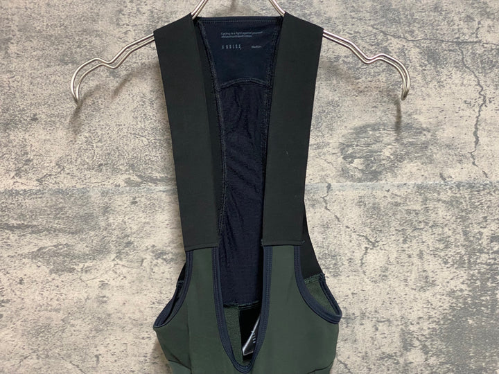 KD766 エンドレス NDLSS ビブタイツ カーキ M 裏起毛