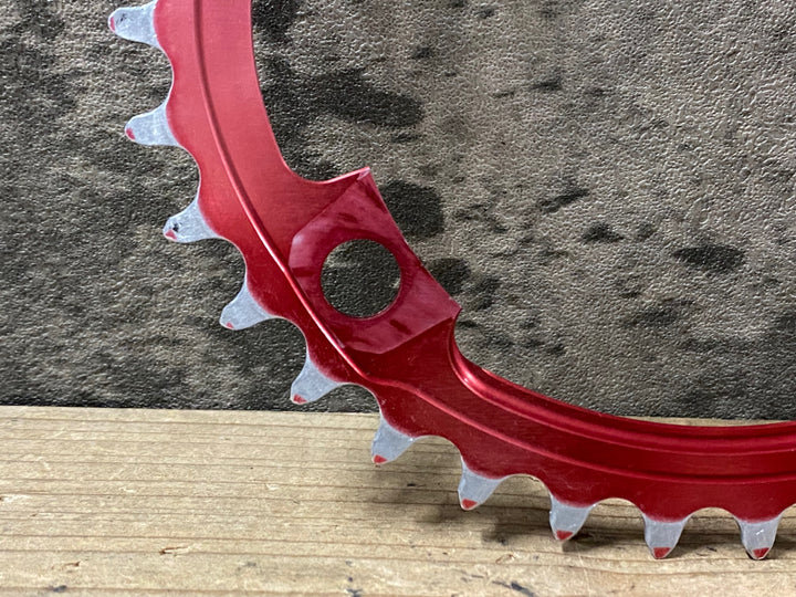 JT416 スミス SMITH バロックギア BAROQUE GEAR 楕円 インナーチェーンリング 34T 赤