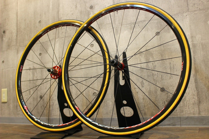未走行 フルクラム FULCRUM レーシングライト RACING LIGHT XLR カーボン チューブラー ホイールセット カンパ12S/11S 【名古屋店】