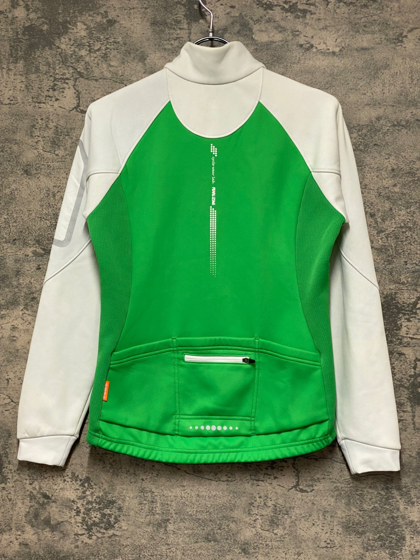 JV931 パールイズミ PEARL iZUMi 長袖 サイクルジャージ 緑 M 裏起毛