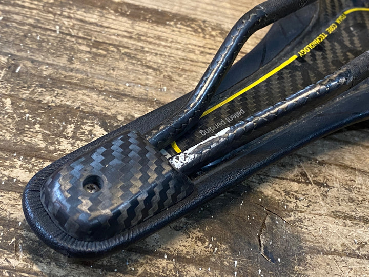 JO971 フィジーク fizik アンタレス ANTARES 00 サドル カーボンレール 140mm 黒 ※破れあり