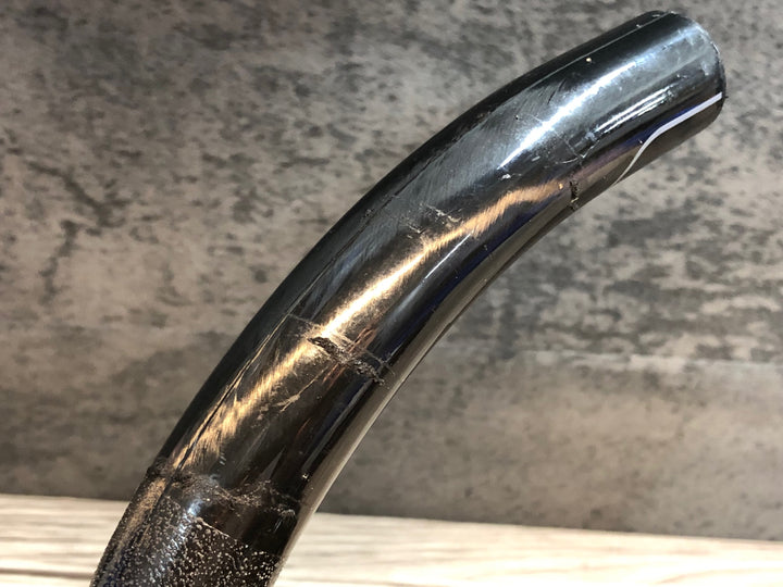 JK131 シマノ SHIMANO プロ PRO STEALTH EVO カーボンドロップハンドル ステム一体型 OS エンド部C-C400mm 100mm ※クランプ痕あり