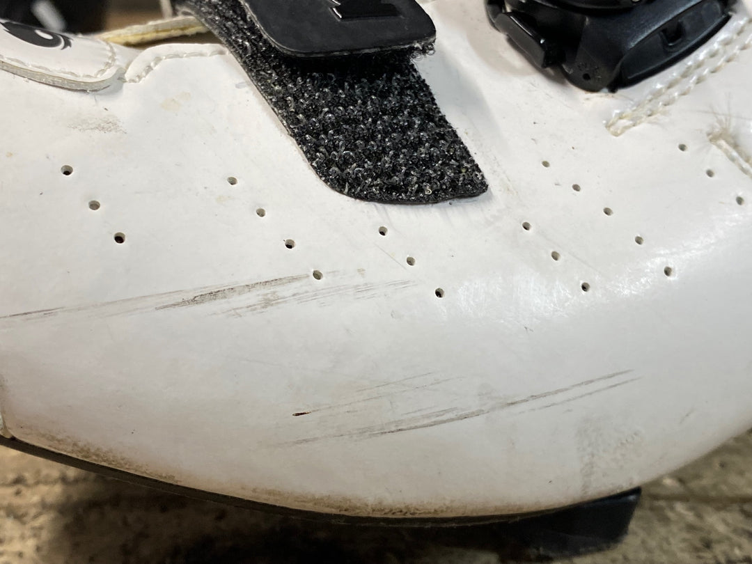 JW174 シディ SIDI ERGO5 MEGA ビンディングシューズ 白 EU43 3穴