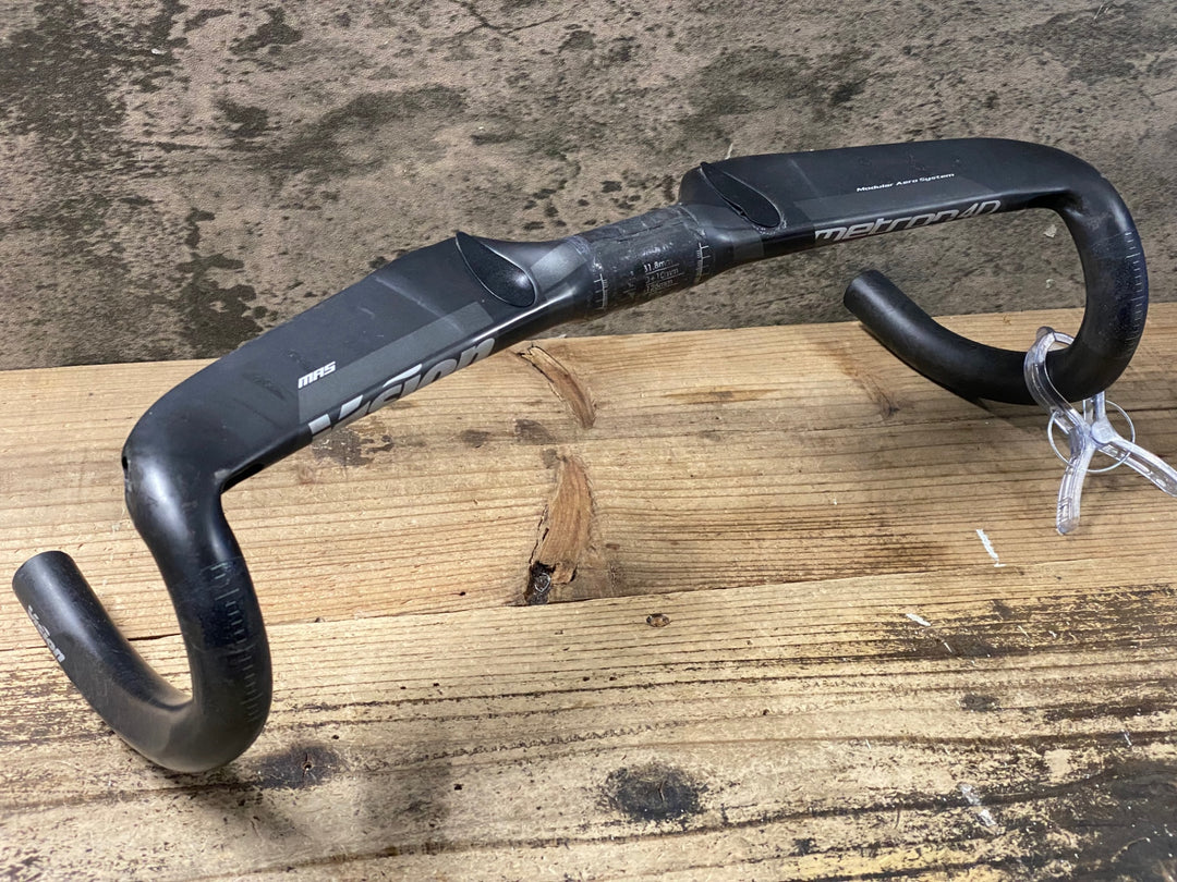 KA659 ヴィジョン VISION metron4D MAS カーボンハンドル Φ31.8 ブラケットC-C390mm ※ステム固定部クラックのためジャンク