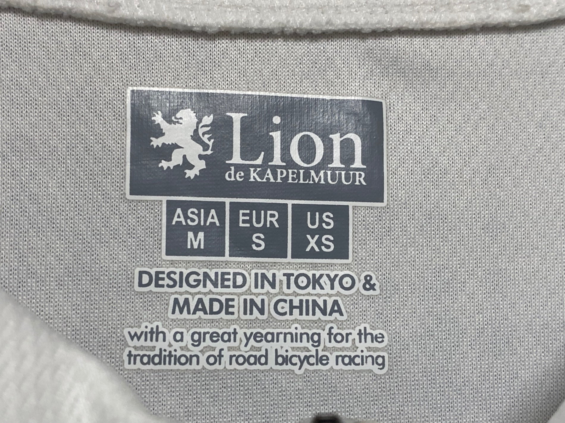 JU090 リオンドカペルミュール Lion de KAPELMUUR 半袖 サイクル